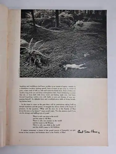 Buch: The Family of Man, The Greatest Photographic Exhibition, Steichen, 1955