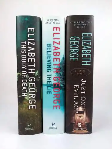 3x Elizabeth George: Believing the Lie / Just one Evil Act / This Body of Death