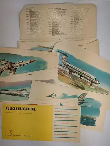 Mappe: Flugzeugfibel, Dochow, Bärbel (Text) / Hans Räde (Bilder), 1965, gut