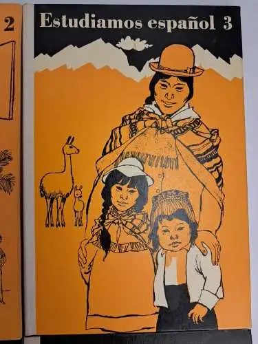 Buch: Estudiamos espanol 1-6, Gisela Domke, Volk und Wissen, um 1980, 6 Bände