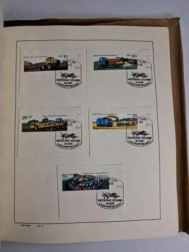 Schaubek Briefmarken Album Deutsche Demokratische Republik, DDR