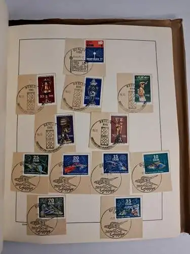 Schaubek Briefmarken Album Deutsche Demokratische Republik, DDR