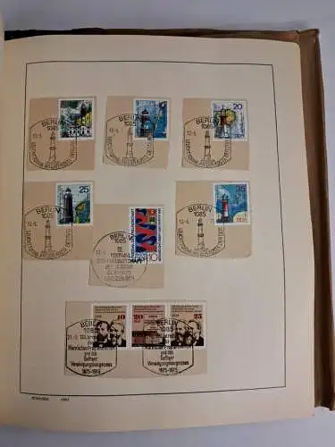 Schaubek Briefmarken Album Deutsche Demokratische Republik, DDR