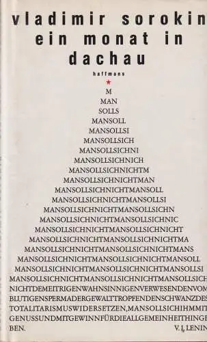Buch: Ein Monat in Dachau, Sorokin, Vladimir, 1992, Haffmans