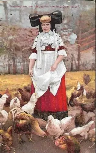 AK Trachten aus der Umgegend von Bad Oeynhausen. ca. 1911, gebraucht, gut