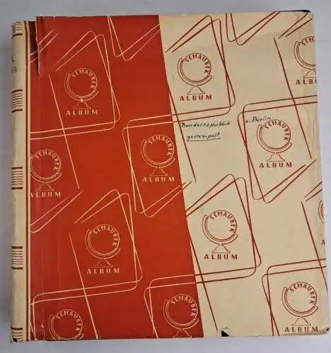 Schaubek Briefmarken Album Bundesrepublik Deutschland u. Berlin, gestempelt