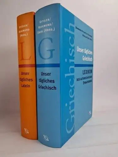 Buch: Unser tägliches Latein / Unser tägliches Griechisch, 2 Bände, Kytzler, WBG