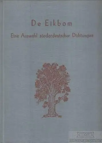 Buch: De Eikbom, Baetke, W. / Walter, E. 1953, Max Niemeyer Verlag