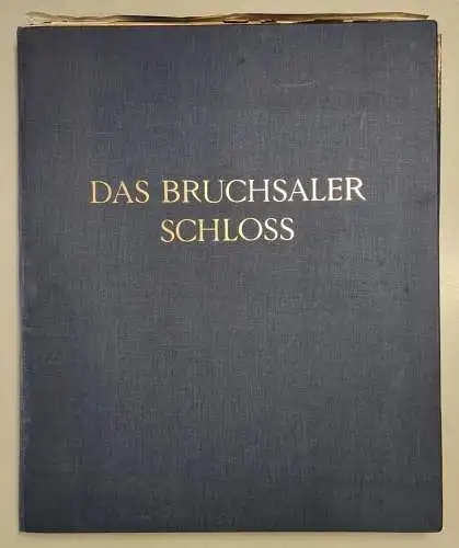 Mappe: Das Bruchsaler Schloss, Fritz Hirsch, 1910,  Carl Winter, komplett