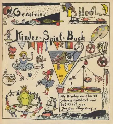 Buch: Geheimes Kinder-Spiel-Buch, Ringelnatz, Joachim. 1985, Eulenspiegel-Verlag
