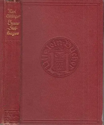 Buch: Benno Stehkragen, Ettlinger, Karl, Ullstein, Berlin, Ullstein-Bücher