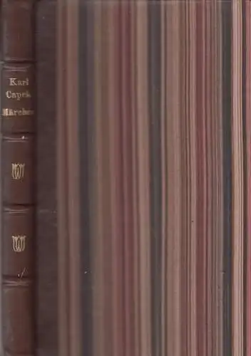 Buch: Märchen. Capek, Karel, 1983, Aufbau Verlag, Handeinband