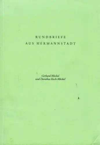 Buch: Rundbriefe aus Hermannstadt, Möckel, Gerhard und Dorothea Koch-Möckel