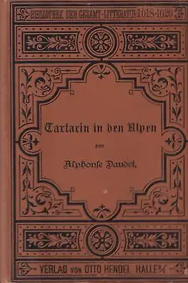 Buch: Tartarin in den Alpen. Alphonse Daudet, Otto Hendel Verlag, Held Tarascon