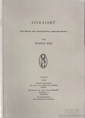 Buch: Jinkaishu, Röhl, Wilhelm. Mitteilungen, 1960, gebraucht, gut