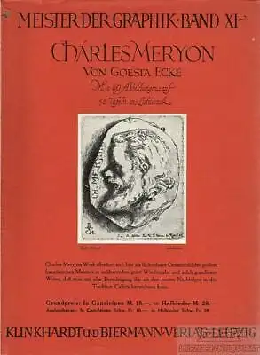 Buch: Charles Meryon, Ecke, Goesta. Meister der Graphik, gebraucht, gut