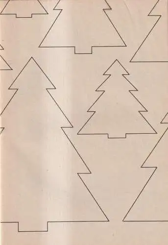 Heft mit Schnittbogen: Pyramide aus Sperr- und Rundhölzern, Verlag für die Frau