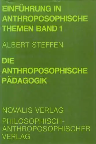 Buch: Einführung in anthroposophische Themen, Bd. 1, Steffen, Albert, 1983