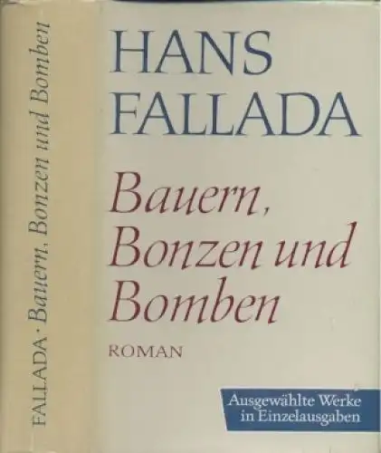 Buch: Bauern, Bonzen und Bomben, Fallada, Hans. 1971, Aufbau Verlag