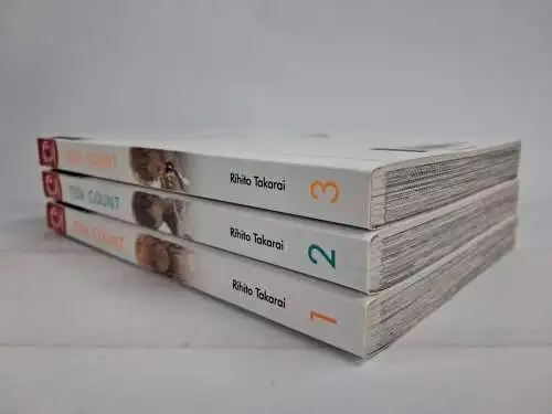 Manga: Ten Count 1-3, Rihito Takarai, 2020, Tokyopop, 3 Bde, gebraucht, sehr gut