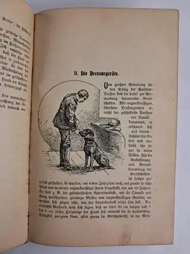 Buch: Die Dressur und Führung des Gebrauchshundes, Oberländer, 1904, J. Neumann