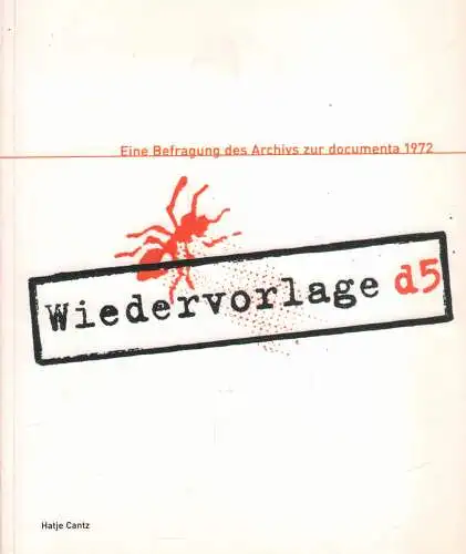 Ausstellungskatalog: Wiedervorlage d5, Scharf, 2001, Hatje Cantz, Documenta 1972