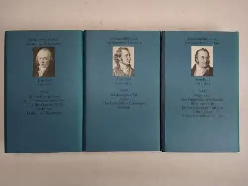 Buch: Jean Paul - Werke in drei Bänden, Buchclub Ex Libris, 3 Bände
