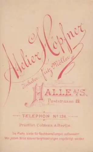 Portrait bürgerliches junges Paar, Fotografie. Fotobild, ca. 1890