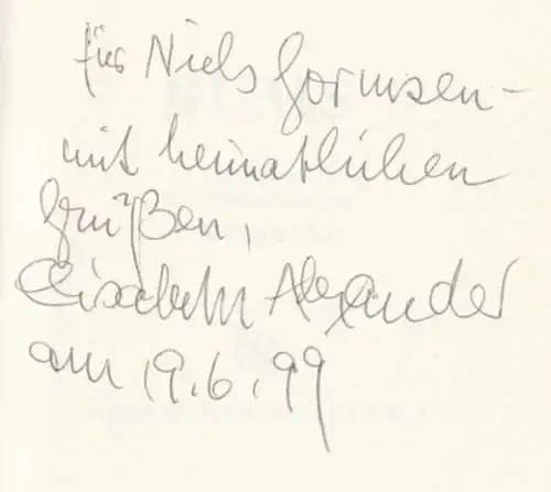 Buch: Bums, Alexander, Elisabeth. Merlin Handbuch, 1971, Merlin Verlag