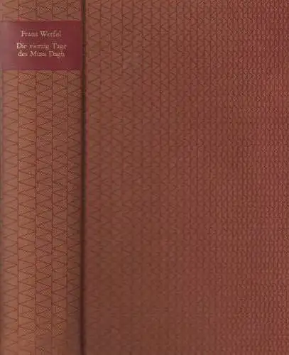 Buch: Die vierzig Tage des Medusa Dagh, Werfel, Franz, Deutscher Bücherbund