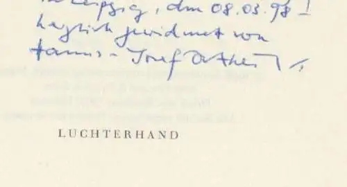 Buch: Faustinas Küsse, Ortheil, Hanns-Josef. 1998, Luchterhand Literaturverlag