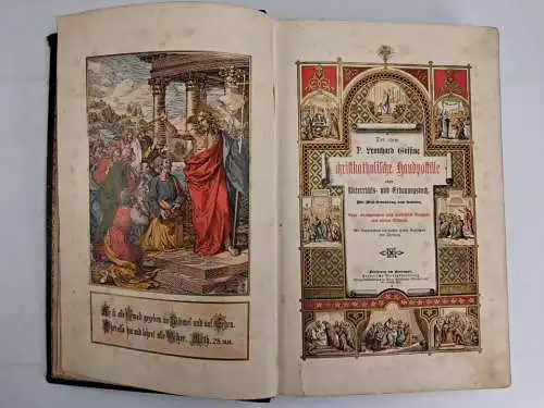 Buch: Christkatholische Handpostille- oder Unterrichts-und Erbauungsbuch, 1896