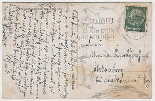 AK Landesgruppen Luftschutzschule Jena, 1938, E. Bachmann, Postkarte, gelaufen