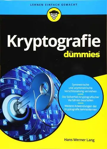 Buch: Kryptografie für Dummies, Lang, Hans Werner, 2018, WILEY-VCH, gebraucht