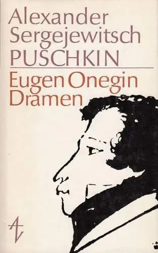Buch: Eugen Onegin. Dramen, Puschkin, Alexander Sergejewitsch. 1985, gebraucht,