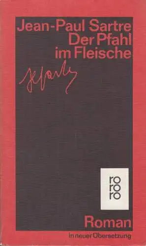 Buch: Der Pfahl im Fleische, Sartre, Jean-Paul. Rororo, 1990, gebraucht, gut