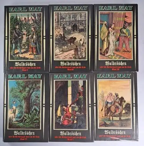 Buch: Waldröschen oder die Rächerjagd rund um die Erde 1-6 (komplett), Karl May