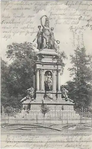 AK Hannover. Kriegerdenkmal.ca. 1907, Postkarte. Ca. 1907, gebraucht, gut