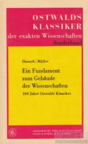 Buch: Ein Fundament zum Gebäude der Wissenschaften, Dunsch. 1989, gebraucht, gut