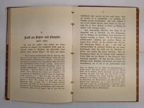 Buch: Das Kleist-Problem, S. Rahmer, 1903, Georg Reimer Verlag, gebraucht, gut
