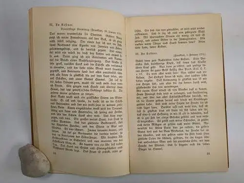 Buch: Goethe, Kestner und Lotte. Berend, Eduard, 1914, Steinicke & Lehmkuhl