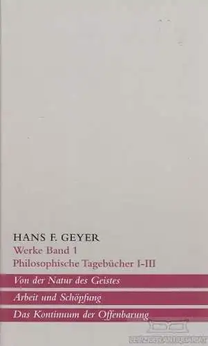 Buch: Werke in 3 Bänden, Geyer, Hans F. 3 Bände, 1997, Haffmans Verlag