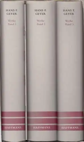 Buch: Werke in 3 Bänden, Geyer, Hans F. 3 Bände, 1997, Haffmans Verlag