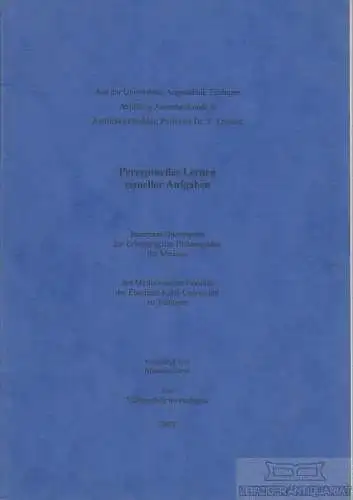 Buch: Perzeptuelles Lernen visueller Aufgaben, Stein, Martina. 2003