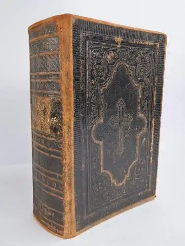 Biblia: Die Bibel, Martin Luther, 1903, Rammingsche Buchdruckerei, gebraucht gut