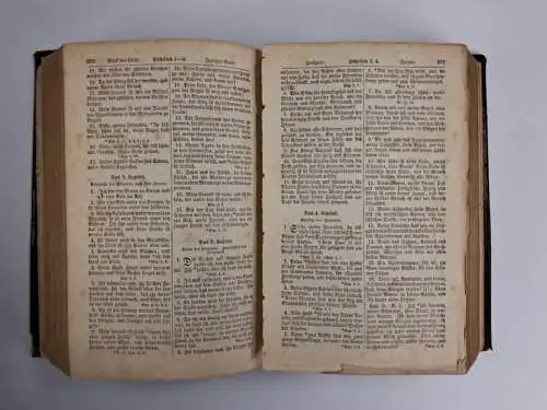 Biblia: Die Bibel, Martin Luther, 1903, Rammingsche Buchdruckerei, gebraucht gut