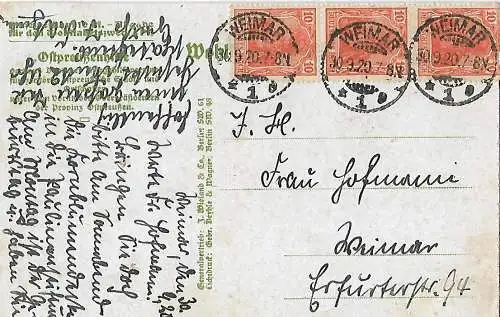 AK Forträumen der Trümmer in einem Städtchen Ostpreussens durch eine Eisenbahn