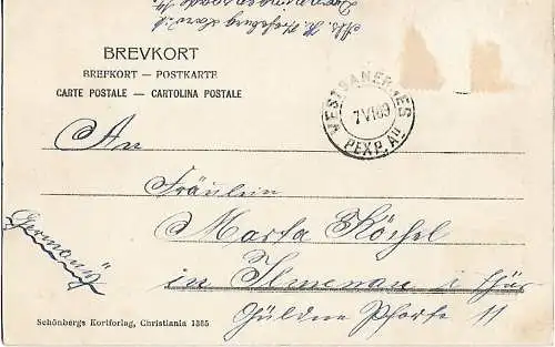 AK Lavrik. Farrisvandet. ca. 1909, Postkarte. Serien Nr, ca. 1909