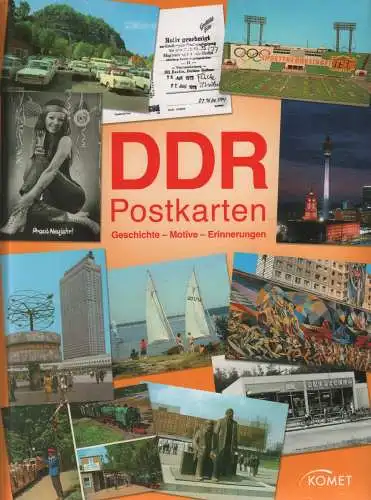 Buch: DDR Postkarten, Lindner, Bernd u.a., 2007, Komet, Geschichte - Motive