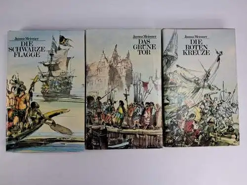 Buch: Die Abenteuer des Jan Kuna, genannt Marten, Janusz Meissner, 3 Bände